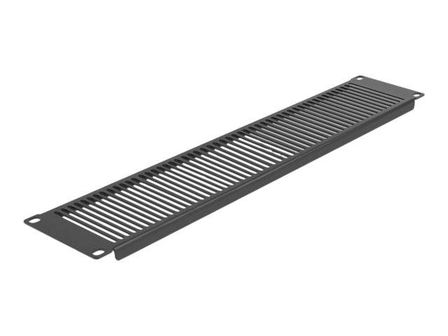Delock - Rackpaneel - Schwarz - 2U - 48.3 cm (19")