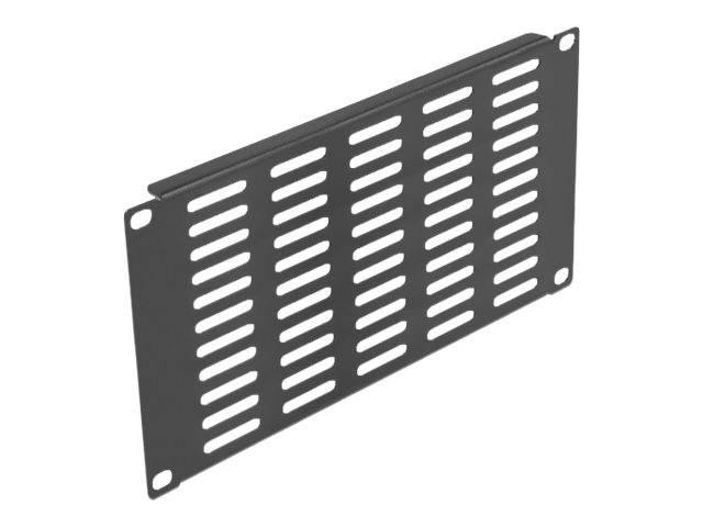 Delock - Halterungs-Belüftungsplatte (horizontal) - Rack montierbar - Schwarz - 3U - 25.4 cm (10")