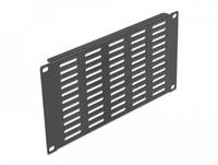 Delock - Halterungs-Belüftungsplatte (horizontal) - Rack montierbar - Schwarz - 3U - 25.4 cm (10")