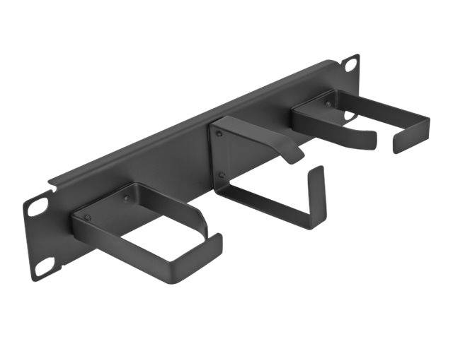 Delock - Kabelmanagement - with 3 metal hooks (2 x horizontal, 1 x vertical)