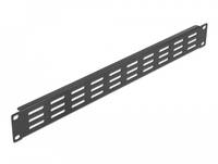 Delock - Rackpaneel - Schwarz - 1U - 48.3 cm (19")