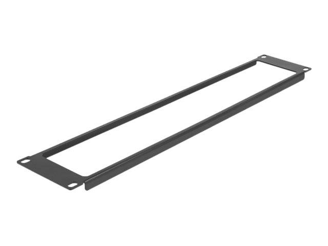 Delock - Blindabdeckung - Schwarz - 2U - 48.3 cm (19")