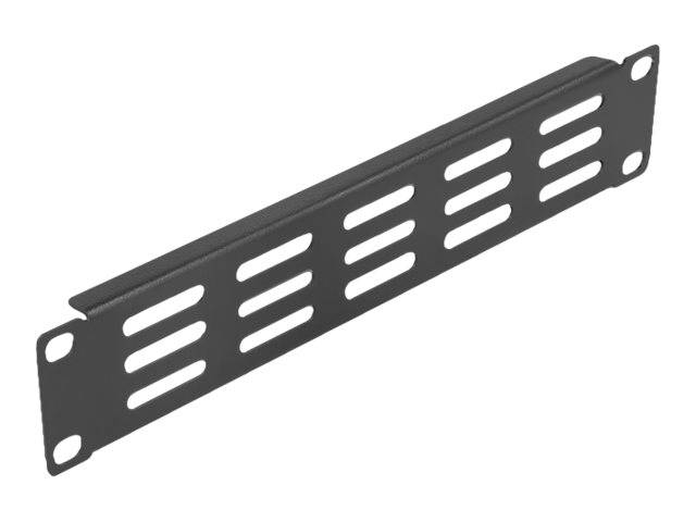 Delock - Halterungs-Belüftungsplatte (horizontal) - Rack montierbar - Schwarz - 1U - 25.4 cm (10"")