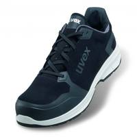 Uvex 65962, Unisex, Erwachsener, Sicherheits-Sneakers, Schwarz, Weiß, ESD, S3, SRC, Schnürverschluss