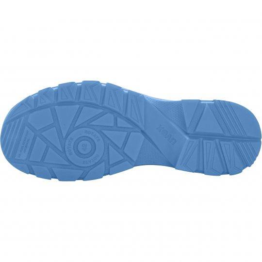 Uvex 95538, Männlich, Erwachsener, Sicherheitssandalen, Schwarz, Blau, ESD, S1, SRC, Klettverschluss