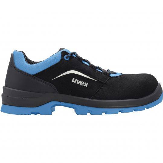 Uvex 95578, Männlich, Erwachsener, Sicherheitsschuhe, Schwarz, Blau, ESD, S2, SRC, Schnürverschluss
