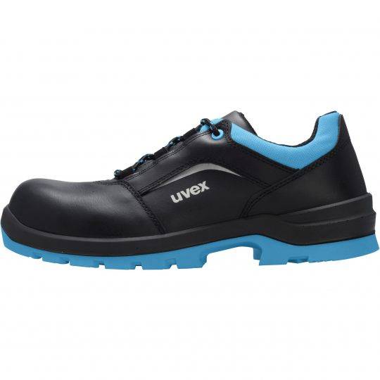 Uvex 95558, Männlich, Erwachsener, Sicherheitsschuhe, Schwarz, Blau, ESD, S2, SRC, Schnürverschluss