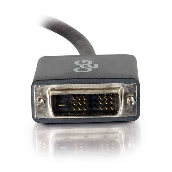 C2G 2m DisplayPort to Single Link DVI-D Adapter Cable M/M - DP to DVI - Black - DisplayPort-Kabel - DisplayPort (M)