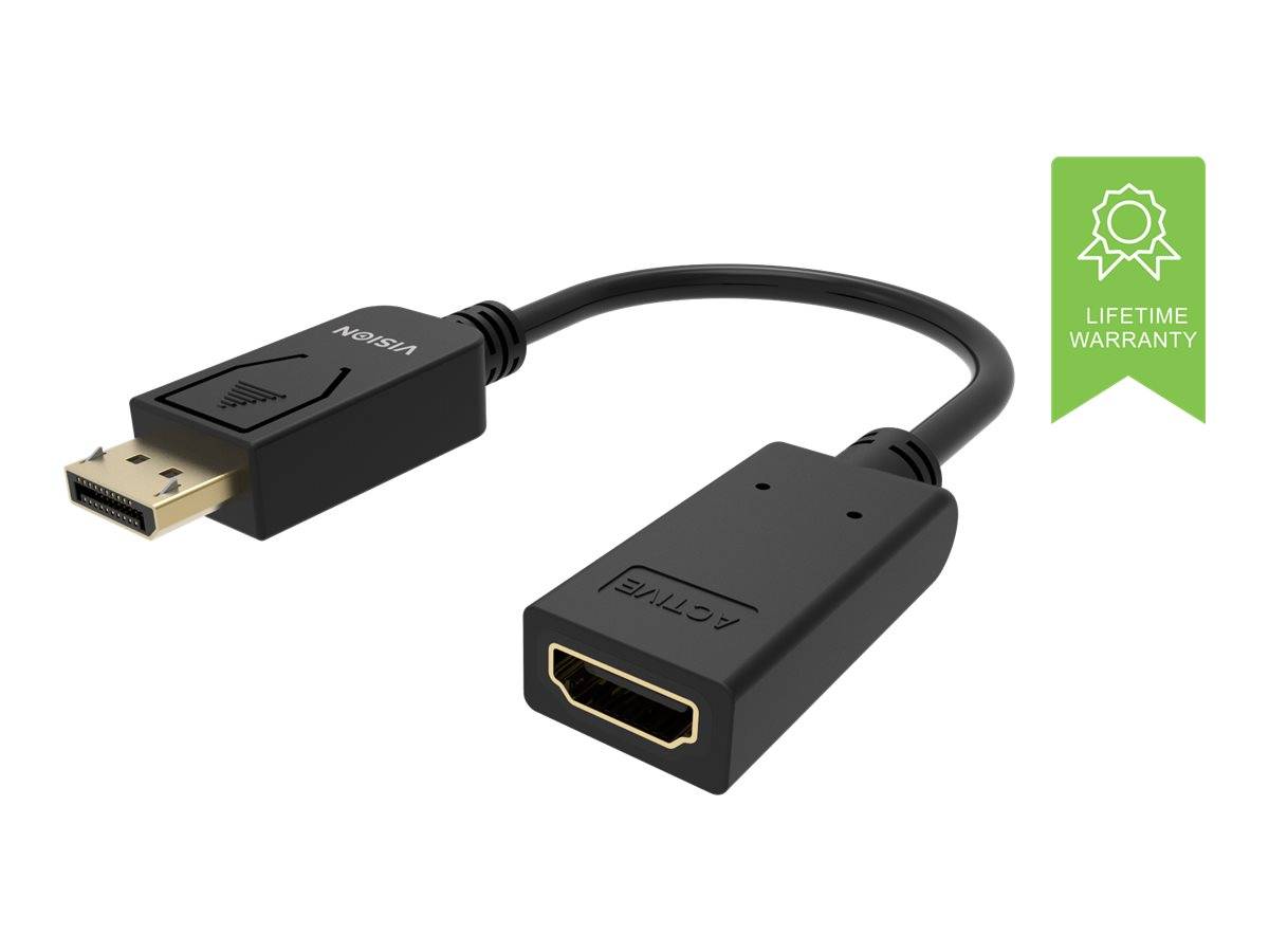 VISION Professional - Videoadapter - DisplayPort männlich bis HDMI weiblich