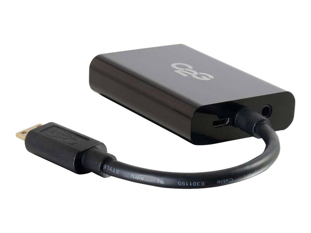 C2G HDMI Mini to VGA and Audio Adapter Converter Dongle