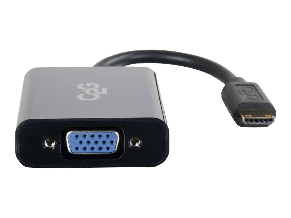 C2G HDMI Mini to VGA and Audio Adapter Converter Dongle