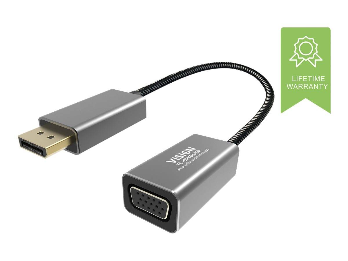 Vision Professional Premium Braided - Videoadapter - DisplayPort (M)