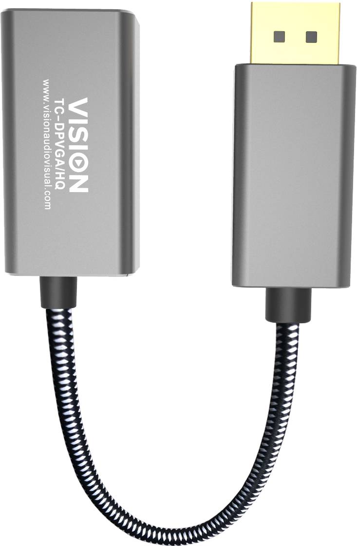 Vision Professional Premium Braided - Videoadapter - DisplayPort (M)