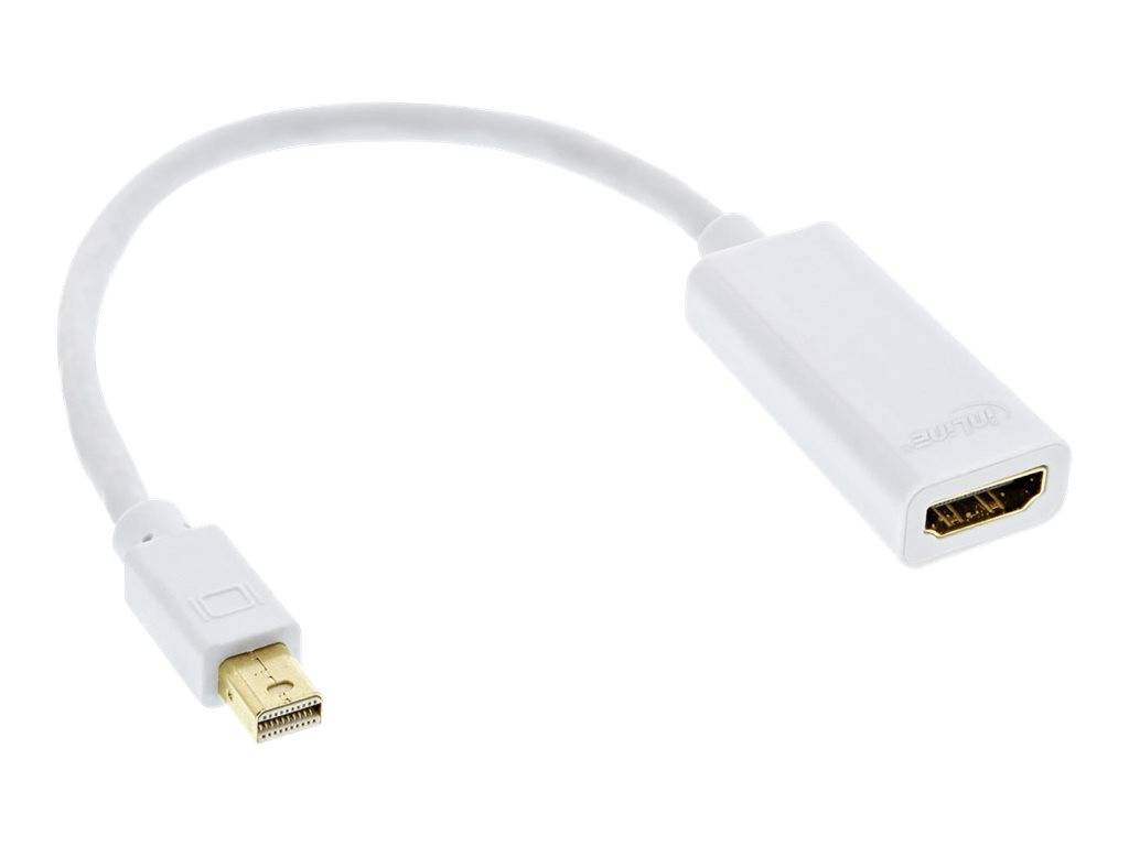 InLine - High Speed - Videoadapter - Mini DisplayPort männlich bis HDMI weiblich