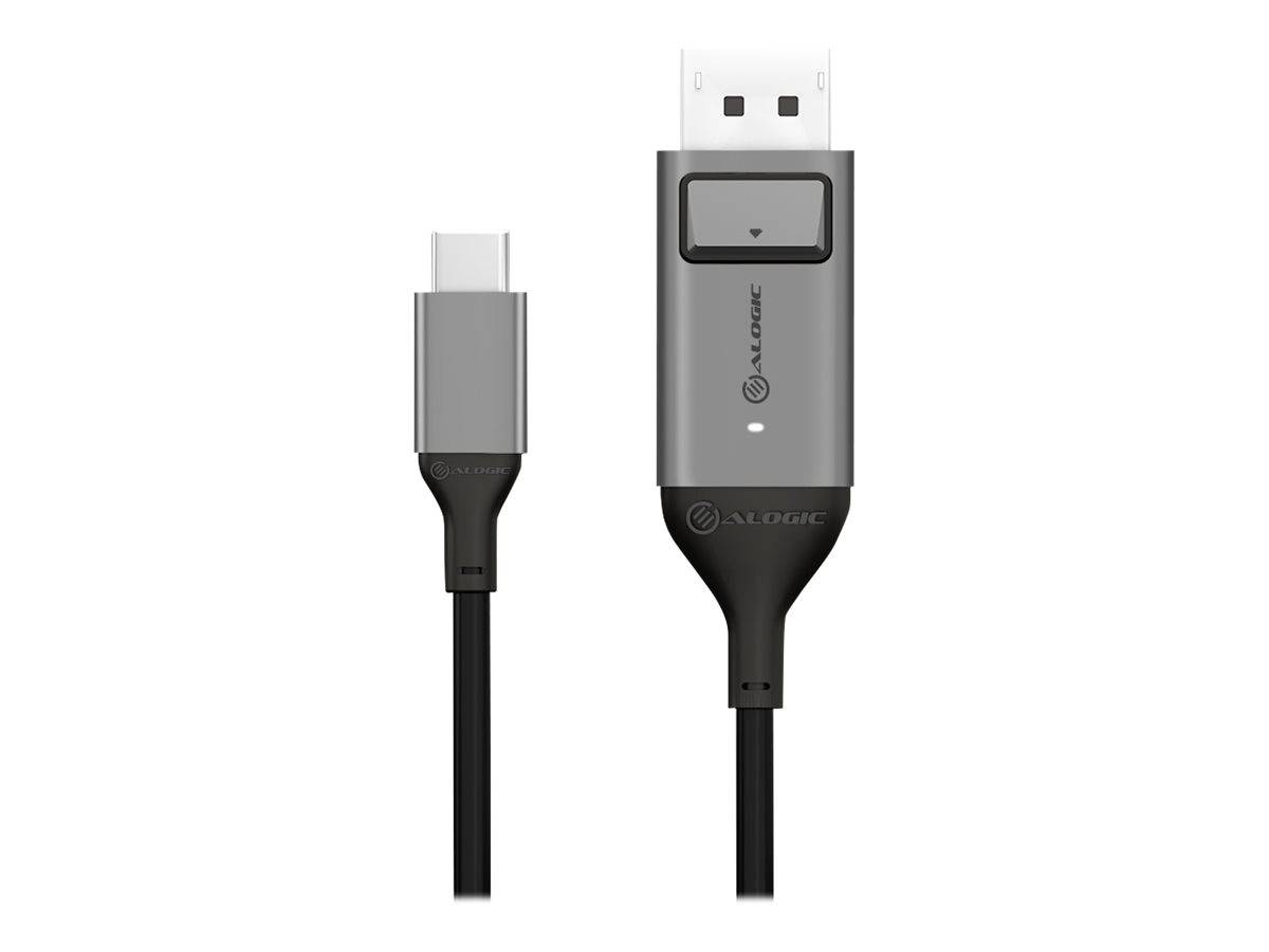 USB-C zu USB-A Adapterkabel mit kompaktem schwarz-silbernem Steckergehäuse und standardmäßigem USB-C-Steckende