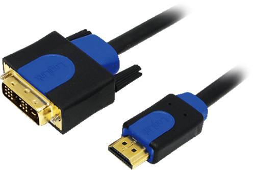 LogiLink Adapterkabel - HDMI männlich zu DVI-D männlich - 10 m
