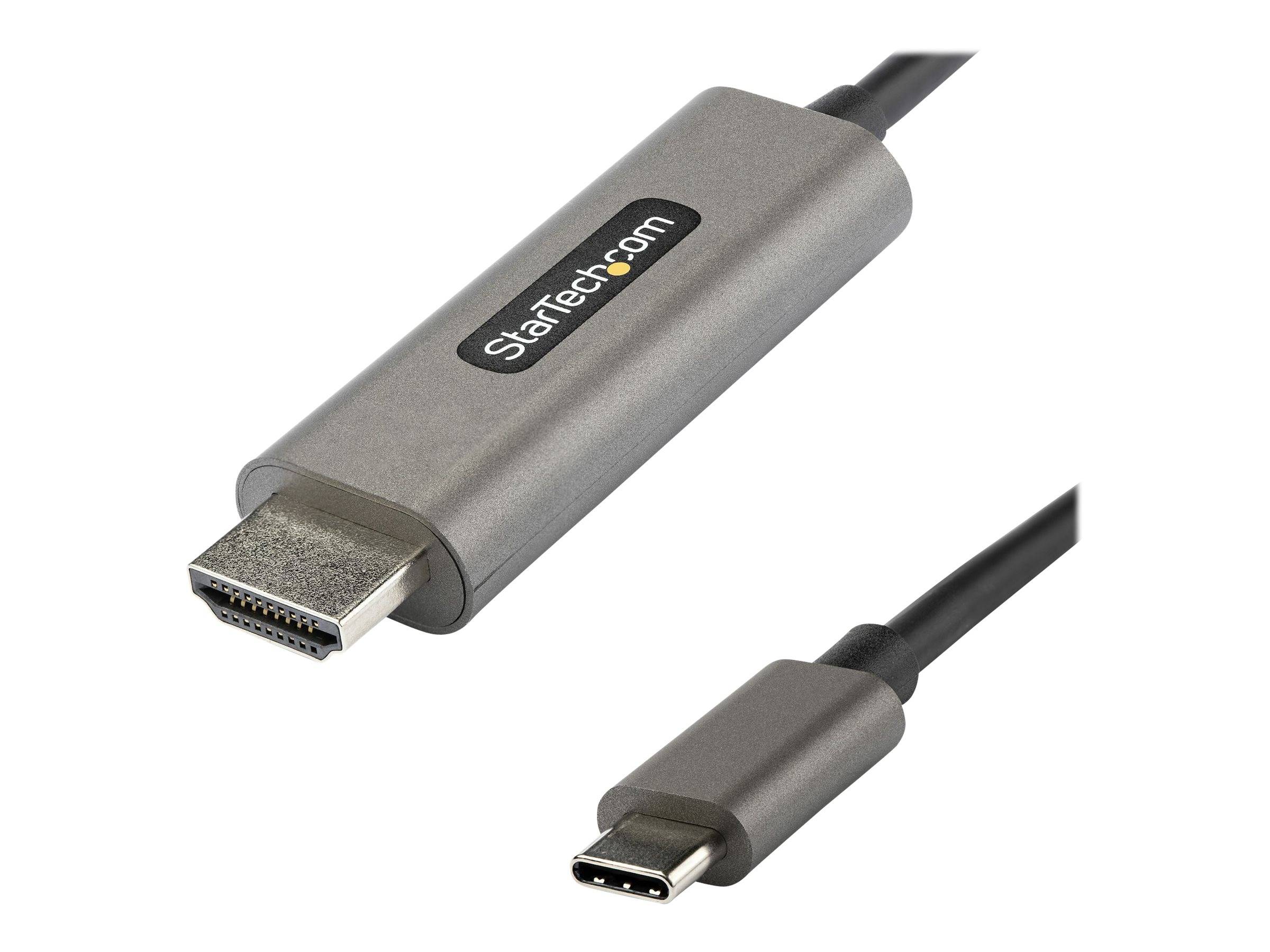 StarTech.com 1m USB-C auf HDMI Kabel 4K 60Hz mit HDR10 - Ultra HD Video Adapter Kabel - DP 1.4 Alt Mode HBR3 (CDP2HDMM1M