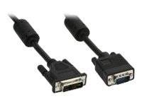 INLINE - DVI-A Kabel - analog 12+5 Stecker auf 15pol HD Stecker VGA - 3m