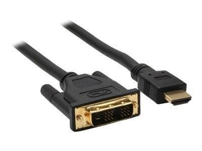INLINE - HDMI-DVI Kabel - vergoldete Kontakte - HDMI ST auf DVI 18+1 ST - 1,5m