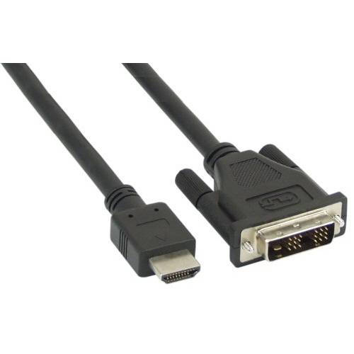 INLINE - HDMI-DVI Adapterkabel - HDMI Stecker auf DVI 18+1 Stecker - 2m