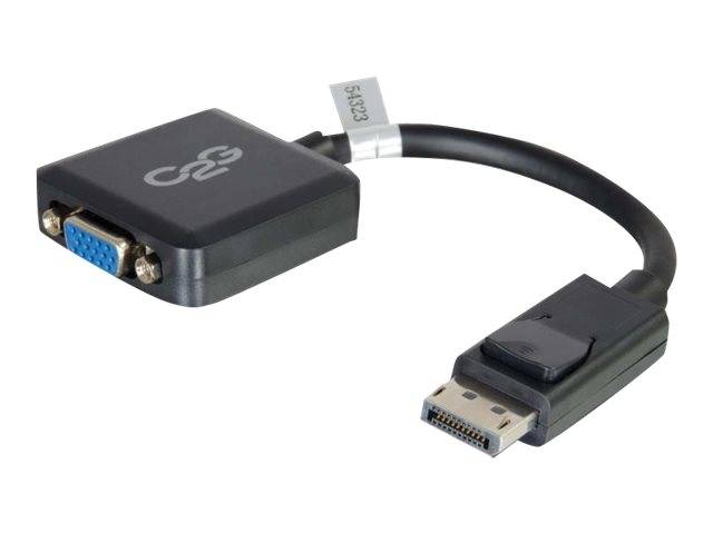 DisplayPort-zu-VGA-Adapterkabel mit DisplayPort-Stecker und VGA-Buchse