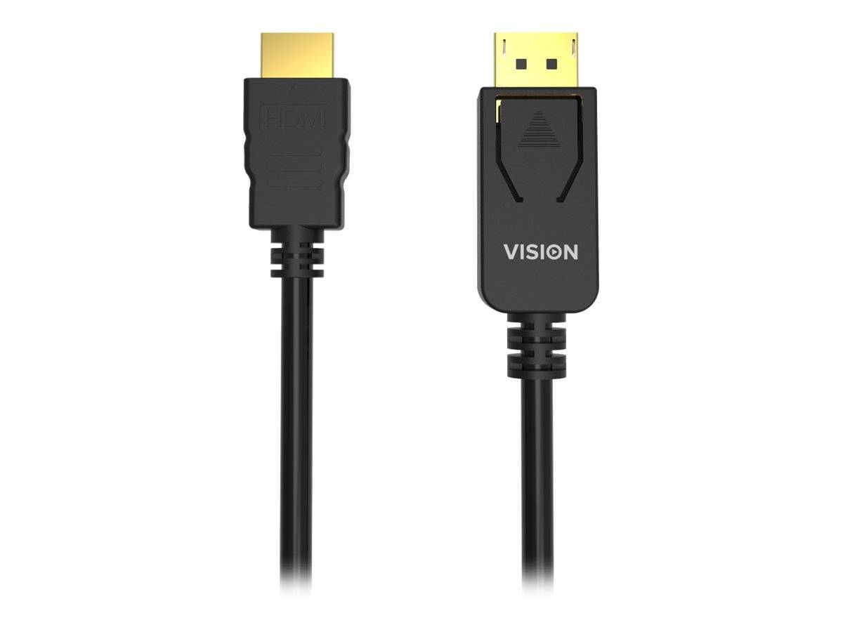 VISION - Adapterkabel - DisplayPort männlich bis HDMI männlich