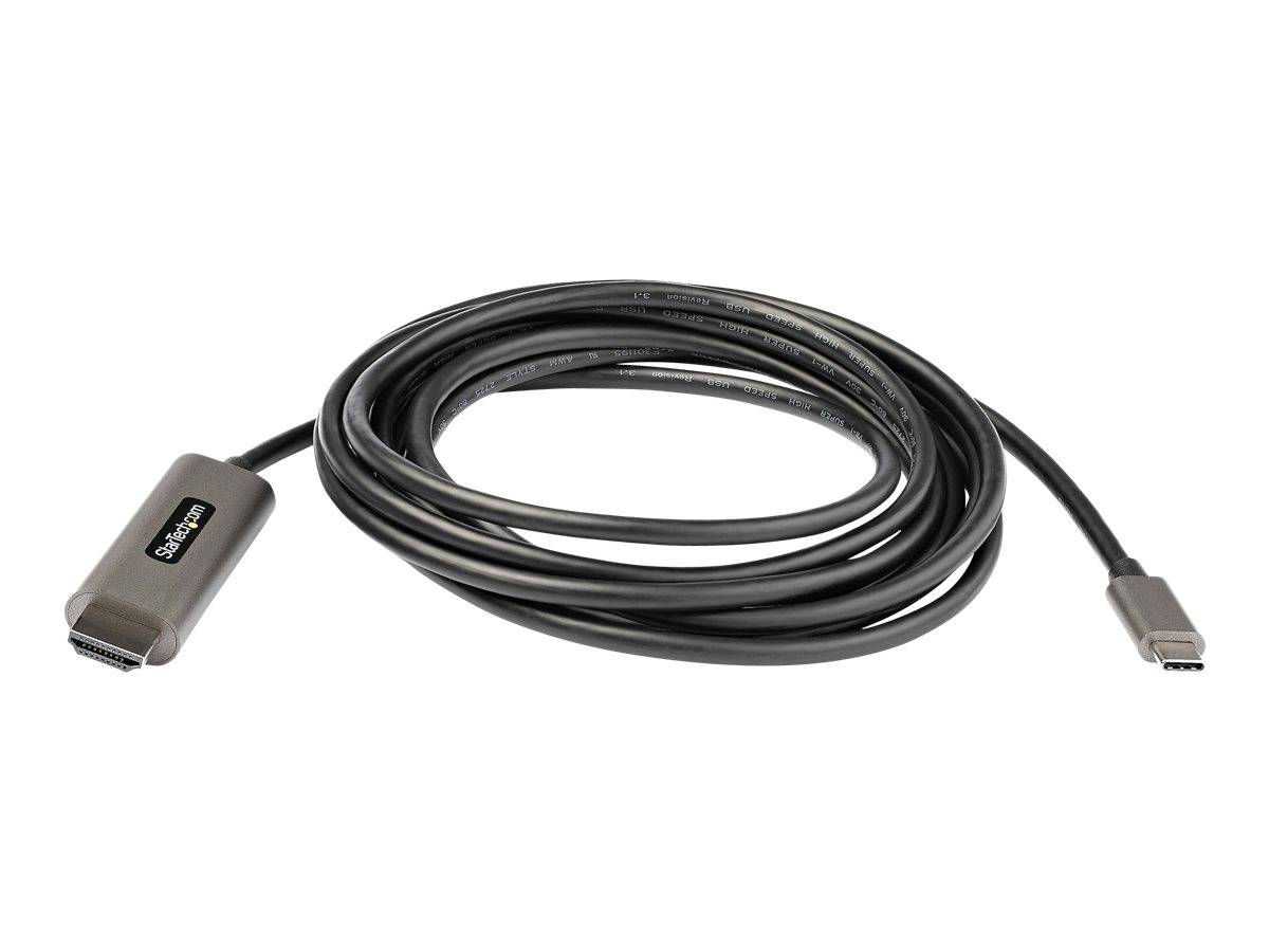 StarTech.com 3m USB-C auf HDMI Kabel 4K 60Hz mit HDR10 - Ultra HD Video Adapter Kabel - DP 1.4 Alt Mode HBR3 (CDP2HDMM3M