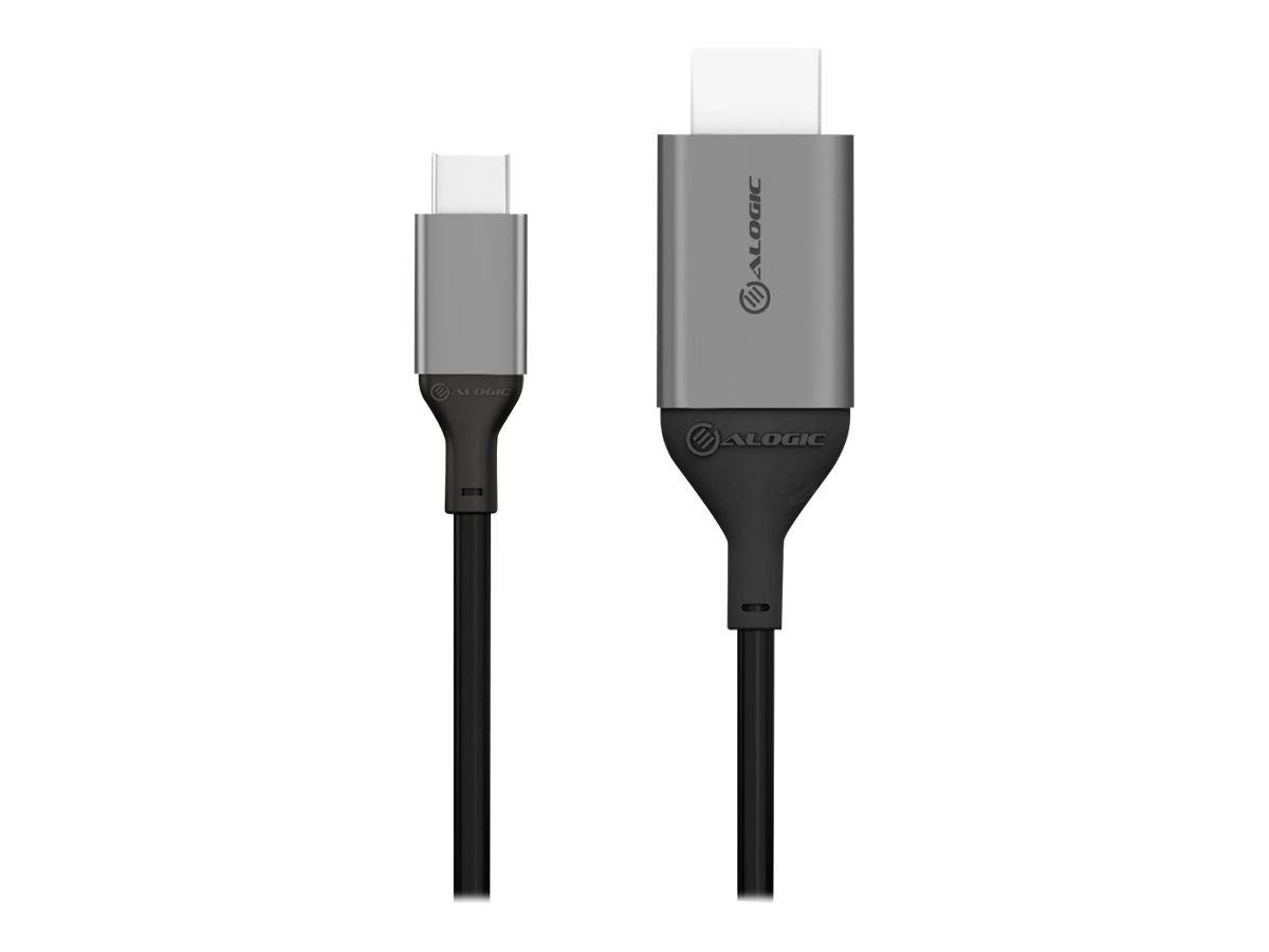Zwei USB-C-Ladekabel nebeneinander dargestellt, eines in Standardgröße und eines größer, beide mit schwarzen Kabeln und silbernen Steckern.