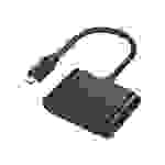 Hama 2in1 - Videoadapter - USB-C männlich bis HD-15 (VGA)