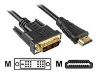 Sharkoon - Adapterkabel - Single Link - HDMI männlich zu DVI-D männlich