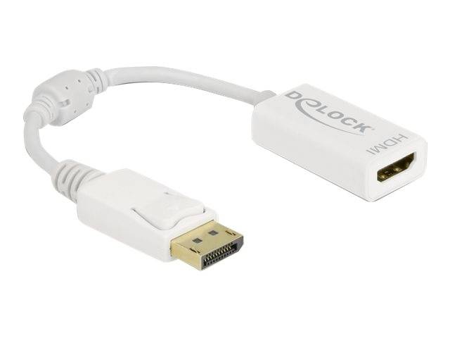 Delock - Videoadapter - DisplayPort männlich Verriegelung bis HDMI weiblich