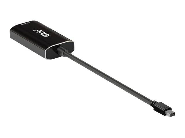 Schwarzer USB-C-Adapter/Dongle mit kurzem Kabel und USB-A-Stecker, auf weißem Hintergrund dargestellt.