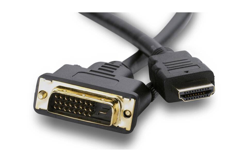 AG Neovo CB-01, Adapterkabel HDMI / DVI-D, goldbeschichtete Kontakte, 1,8m