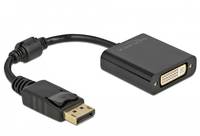 Delock - Adapterkabel - DisplayPort (M) eingerastet bis DVI-I (W)