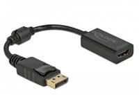 Delock - Videoadapter - DisplayPort männlich Verriegelung bis HDMI weiblich