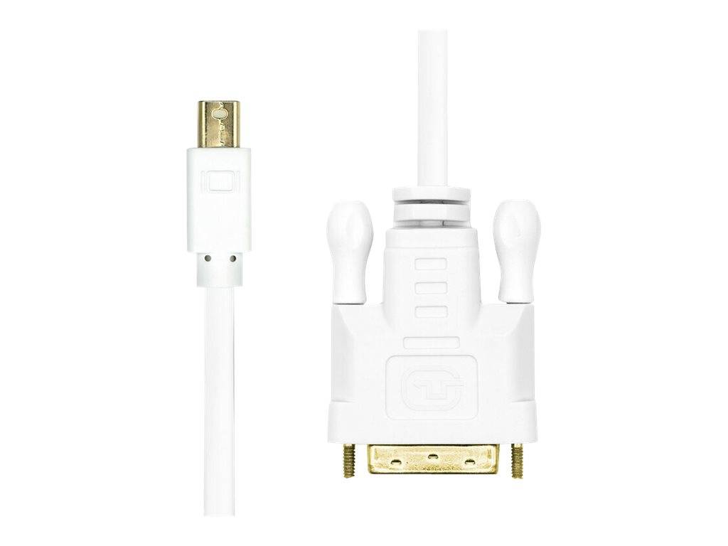 Ein weißes HDMI-zu-VGA-Adapterkabel mit goldenen Anschlüssen, entwickelt, um HDMI-Geräte mit VGA-Displays zu verbinden.