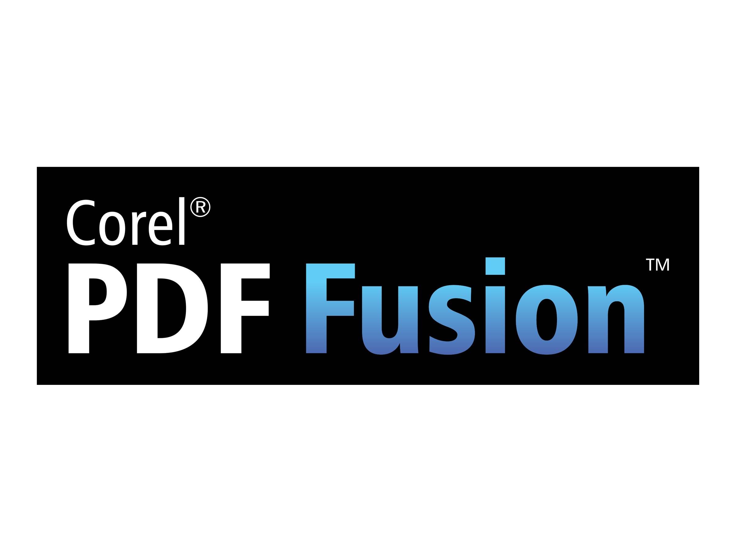 Corel PDF Fusion - (v. 1) - Lizenz - 1 Benutzer - akademisch - CTL - Stufe C (301+)