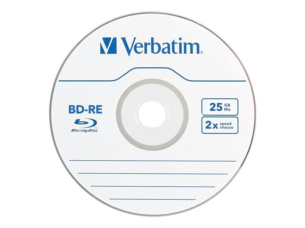 Verbatim - 5 x BD-RE - 25 GB 2x - Jewel Case (Schachtel)