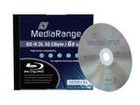 MediaRange - BD-R DL - 50 GB 6x - Jewel Case (Schachtel)