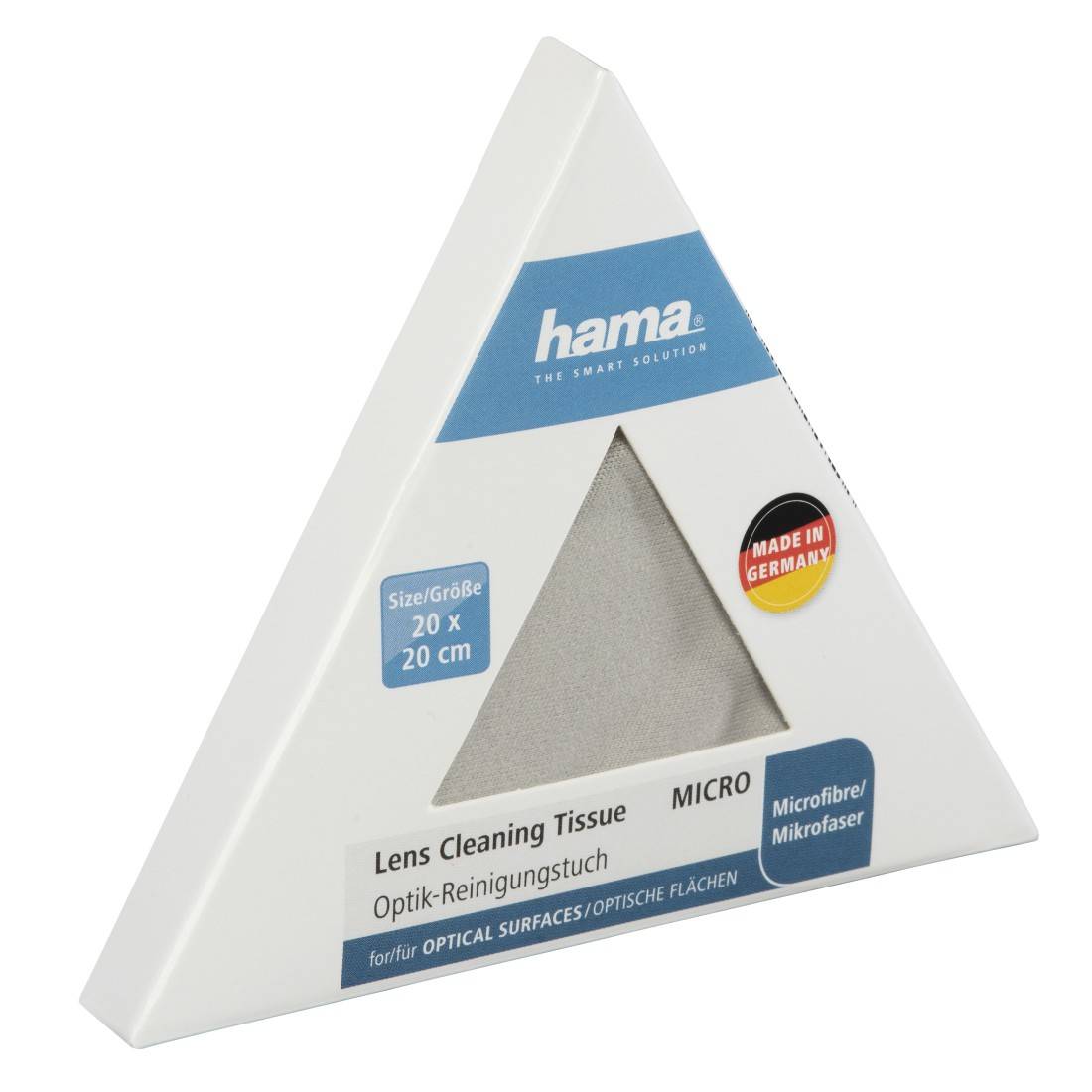 Hama Optic Dry, Geräte-Reinigungsset, Digitalkamera, Netz, Mikrofaser, Schwarz, Rot, 1,3 cm, 4 Stück(e)