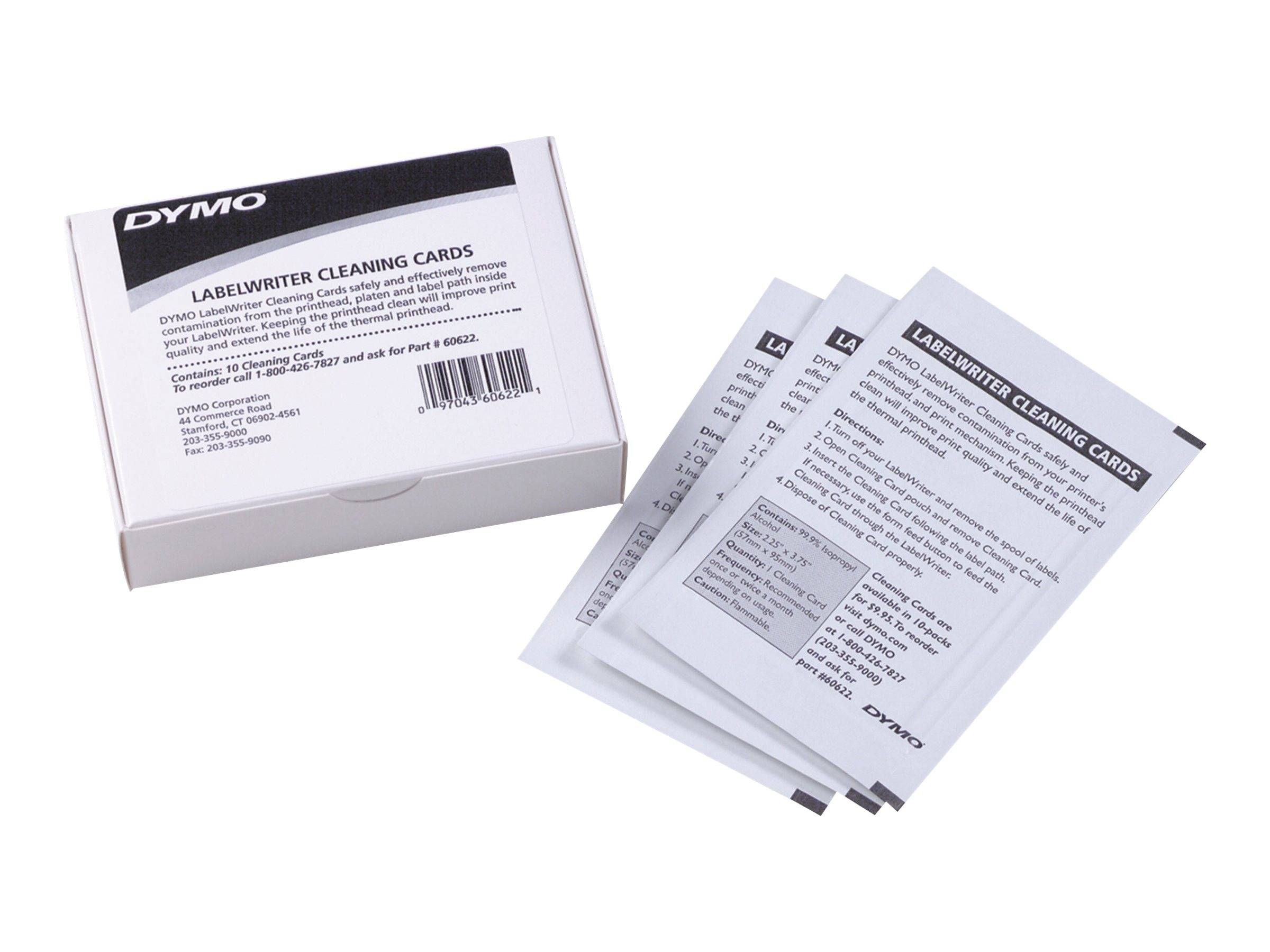 Dymo 10 Stck. Reinigungsblätter - für DYMO - LabelWriter