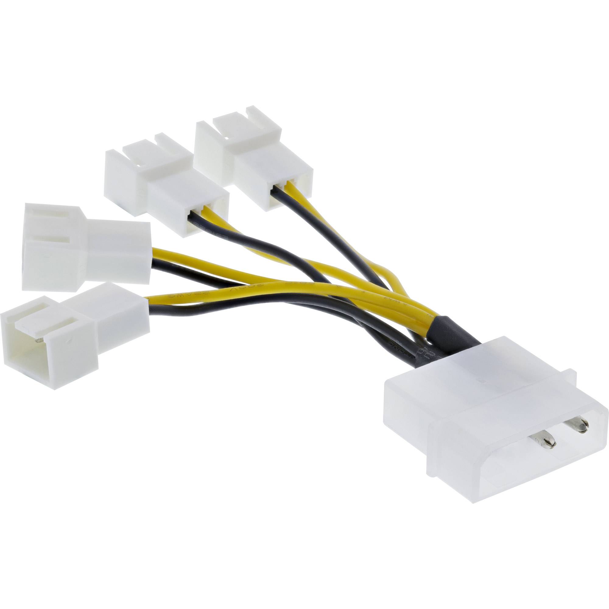 INLINE - Lüfter Adapterkabel - 4x Lüfter 3pol. an 13,34cm (5,25"")