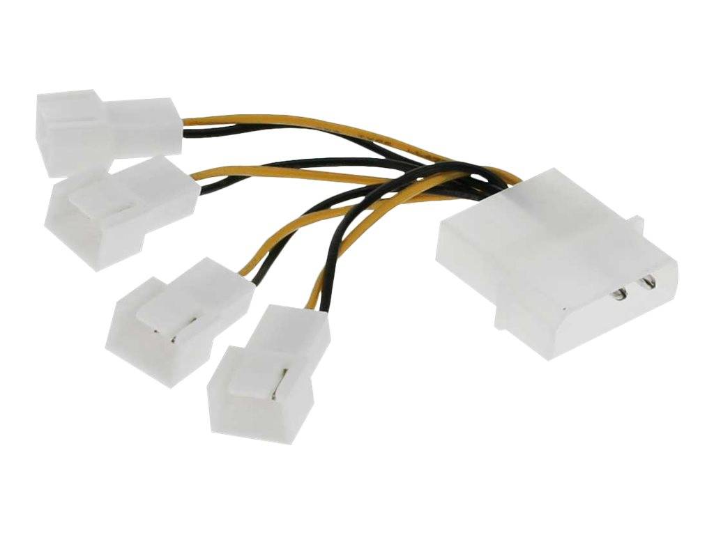 INLINE - Lüfter Adapterkabel - 4x Lüfter 3pol. an 13,34cm (5,25"")