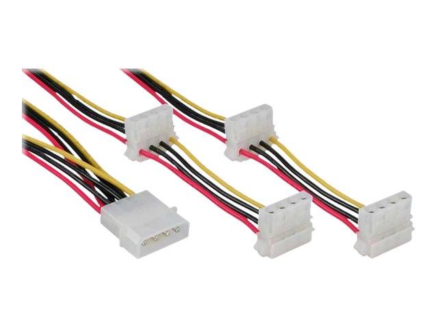 InLine Y-cable - Netz-Splitter - interne Stromversorgung, 4-polig (W)