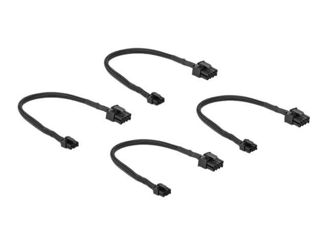 Delock - Stromkabelkit - 300 V - 4 A - Schwarz - für Apple Mac Pro (Ende 2019)