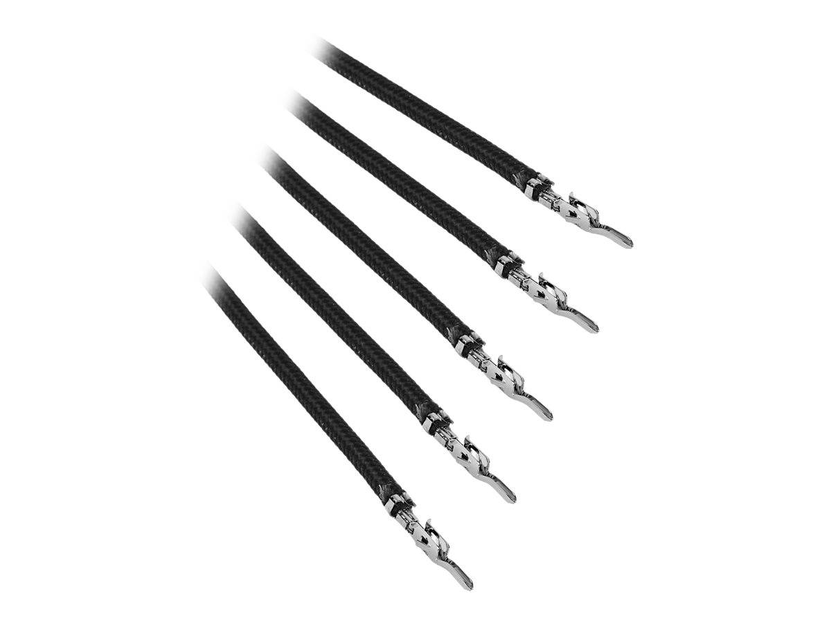 BitFenix Alchemy 2.0 - Stromkabel - 40 cm - geformt, verseilt - Schwarz (Packung mit 5)