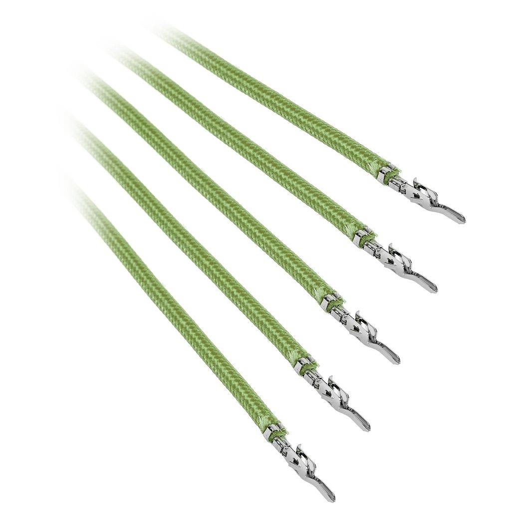 BitFenix Alchemy 2.0 - Stromkabel - 60 cm - verseilt - Nvidia grün (Packung mit 5)