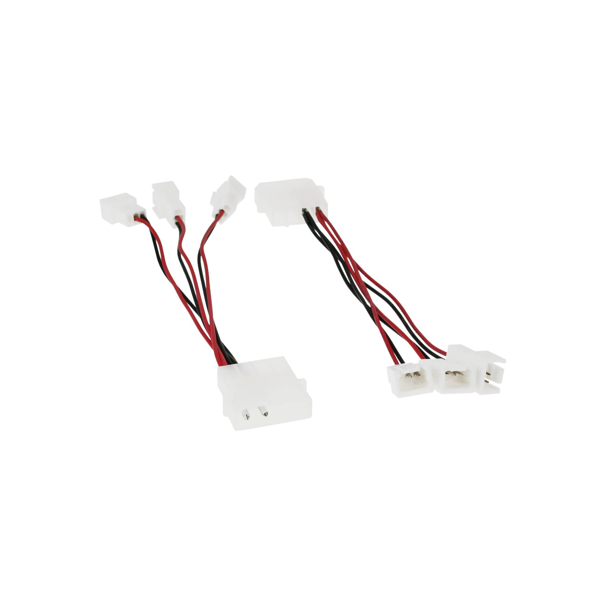 INLINE - Lüfter Adapterkabel - 12V zu 5V - für 3 Lüfter
