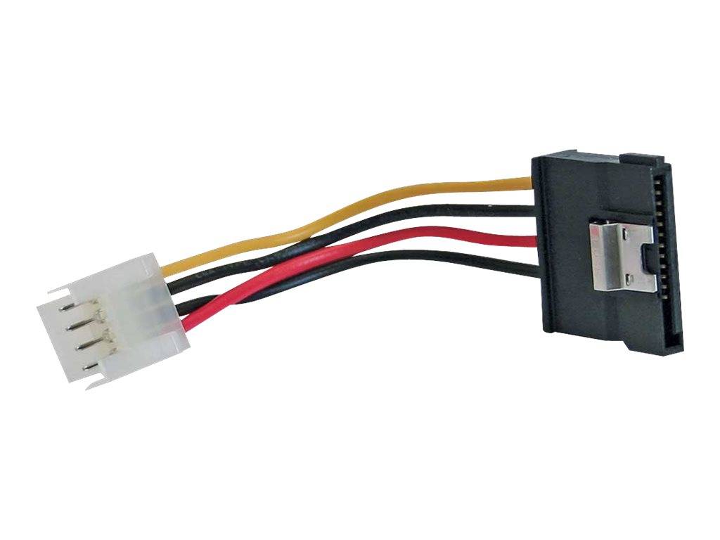 INLINE - SATA Stromadap-Kab. - 1x 8,89cm (3,5"") BU/15pol SATA ST - m. Lasche - 0,15m