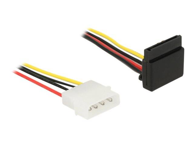 DeLOCK SATA 15 pin receptacle > 4 pin Molex male metal - Netzteil - SATA-Stromstecker (R)